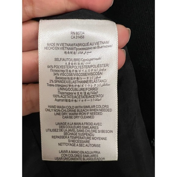 MANOUKIAN Black 1 button Blazer Size 12/ European Size 44 - Picture 3 of 7